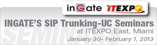 Ingate's SIP Trunk-UC Seminars